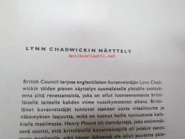Lynn Chadwick -näyttelyjulkaisu, Suomen Taideakatemian kiertonäyttely 19/1964