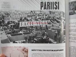 Moottori 1963 nr 10, sis. mm. seur. artikkelit / kuvat / mainokset; Jim Clark mestari, DKW F 12 testissä, Fritz Nallinger, 1300 Peugeot ulos tehtaasta, Lontoo