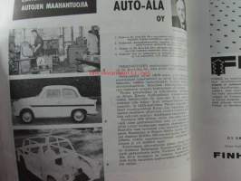 Moottori 1963 nr 10, sis. mm. seur. artikkelit / kuvat / mainokset; Jim Clark mestari, DKW F 12 testissä, Fritz Nallinger, 1300 Peugeot ulos tehtaasta, Lontoo