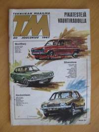 Tekniikan maailma 1967 / 20  ( Koeajossa Datsun 1000 / 26 pikatestiä vauhtiradoilla )