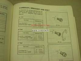 Suzuki GS1100G/GL supplementary service manual -korjaamokirjan lisäosa