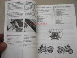 Suzuki RG125F -käyttöohjekirja