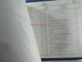 Hanomag Henschel Ersatzteile-Katalog Chassis Spare Parts List F 45-F 86, Edition A  - Varaosaluettelo