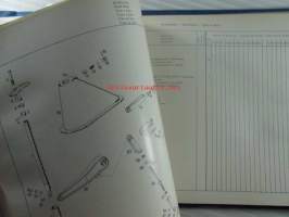 Hanomag Henschel Ersatzteile-Katalog Chassis Spare Parts List F 45-0, Edition A  - Varaosaluettelo