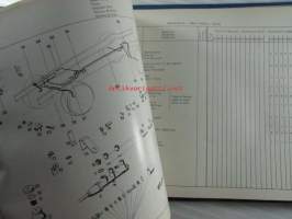 Hanomag Henschel Ersatzteile-Katalog Chassis Spare Parts List F 45-0, Edition A  - Varaosaluettelo