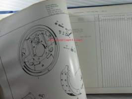 Hanomag Henschel Ersatzteile-Katalog Chassis Spare Parts List F 45-0, Edition A  - Varaosaluettelo