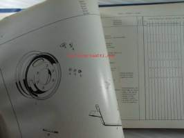 Hanomag Henschel Ersatzteile-Katalog Chassis Spare Parts List F 45-0, Edition A  - Varaosaluettelo