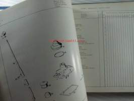 Hanomag Henschel Ersatzteile-Katalog Chassis Spare Parts List F 45-0, Edition A  - Varaosaluettelo
