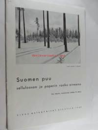 Suomen Puu selluloosan ja paperin raaka-aineena, pikku metsäpäivät syksyllä 1950