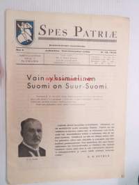 Spes Patriae 1930 nr 4 - Itsenäisyyden liitto -lehti