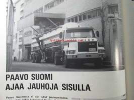 Sisuviesti 1987 nr 3 sis. mm. seur. artikkelit / kuvat / mainokset; Paavo Suomi kuljettaa jauhoa Sisulla, Olavi Karhu Raskaat ajoneuvoyhdistelmät ja  - vuonna -00,