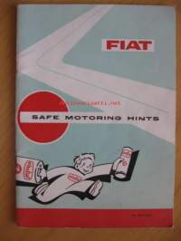 Fiat safe motoring hints