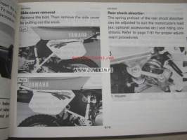 Yamaha DT125R DT125RE owner´s manual -käyttöohjekirja