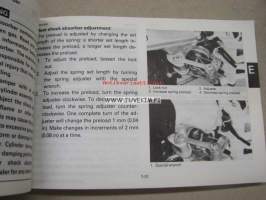 Yamaha DT125R DT125RE owner´s manual -käyttöohjekirja