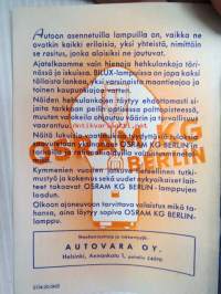 Osram autolamput -myyntiesite