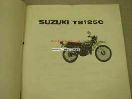 Suzuki TS125C parts catalogue -varaosaluettelo