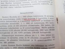 Suomen Huolto ry. - Toimintakertomus vuodelta 1943