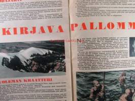 Kuvaposti 1955 nr 34 sis. mm. seur. artikkelit / kuvat / mainokset; Kiskon pitäjästä kirkkojärven rannalta Hornien linna löytynyt, Taiteileva Dollariruhtinatar