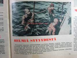 Kuvaposti 1955 nr 34 sis. mm. seur. artikkelit / kuvat / mainokset; Kiskon pitäjästä kirkkojärven rannalta Hornien linna löytynyt, Taiteileva Dollariruhtinatar