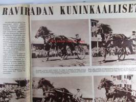 Kuvaposti 1955 nr 34 sis. mm. seur. artikkelit / kuvat / mainokset; Kiskon pitäjästä kirkkojärven rannalta Hornien linna löytynyt, Taiteileva Dollariruhtinatar