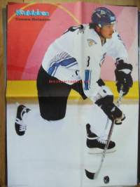 Teemu Selänne, Lohikäärme -  juliste  40x54 cm taitettu A4 kokoon toimitus kirjeenä