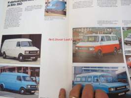 Bedford Blitz 250, 280, 350 pakettiautot - tyylikkyyttä ammattimiehille -myyntiesite