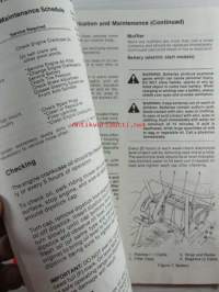 Ariens 912 series Riding Mower Owner&#039;s manual - päältä ajettava ruohonleikkuri, omistajan käsikirja