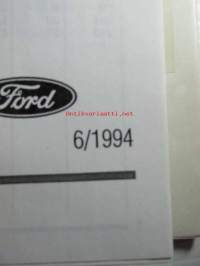 Ford tarvikkeiden tuotetietoja 6/1994