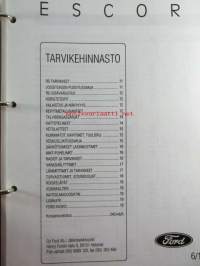 Ford tarvikkeiden tuotetietoja 6/1994