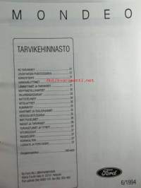 Ford tarvikkeiden tuotetietoja 6/1994