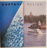 Kustavi matkailuesite 1991 -93  - kartta