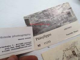 Naantali-aiheisia pienpainatteita 9 kpl