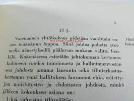 Suomen Sokeri Osakeyhtiö - Finska Socker Aktiebolaget Yhtiöjärjestys