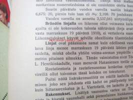 Helsingin Raitiotie- ja omnibusosakeyhtiö 1911 vuosikertomus