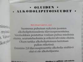 Olut on nautinto - sis. Nauti oluesta, Olut on seurustelujuoma, Pinta- ja pohjahiivaoluet, Olut on monipuolinen ruokajuoma, Olut on yhtä vanha kuin sivistys, Olut