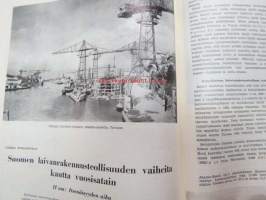 Teollisuuslehti 1951 nr 10, sis. mm. Uivan öljysäiliön historiaa - tankkilaivat, ym.