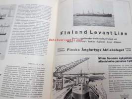 Teollisuuslehti 1951 nr 10, sis. mm. Uivan öljysäiliön historiaa - tankkilaivat, ym.