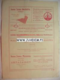Työväen Musiikkilehti 1929 nr 1