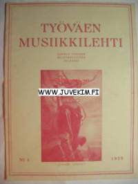 Työväen Musiikkilehti 1929 nr 4