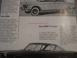 Autonovo  20 vuotta  esite, Fiat 11 automallia 1962