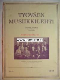 Työväen Musiikkilehti 1929 nr 5