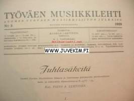 Työväen Musiikkilehti 1929 nr 5