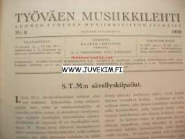 Työväen Musiikkilehti 1929 nr 9