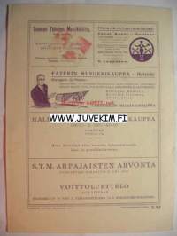 Työväen Musiikkilehti 1929 nr 10