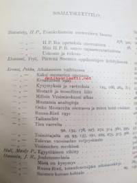 Ruusu-Risti 1928-29 Salatieteellinen aikakauskirja sidottu vuosikerta