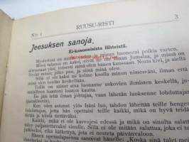 Ruusu-Risti 1928-29 Salatieteellinen aikakauskirja sidottu vuosikerta