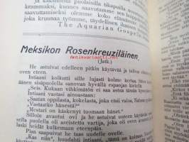 Ruusu-Risti 1928-29 Salatieteellinen aikakauskirja sidottu vuosikerta