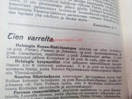 Ruusu-Risti 1928-29 Salatieteellinen aikakauskirja sidottu vuosikerta