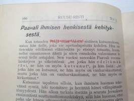 Ruusu-Risti 1928-29 Salatieteellinen aikakauskirja sidottu vuosikerta