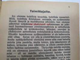 Ruusu-Risti 1923 Okkultinen aikakauskirja sidottu vuosikerta